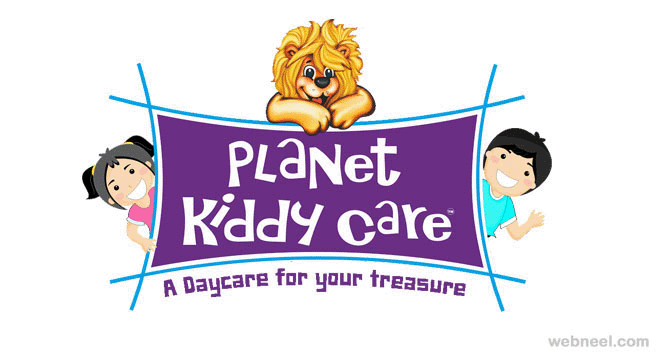12-kids-play-school-logo-design