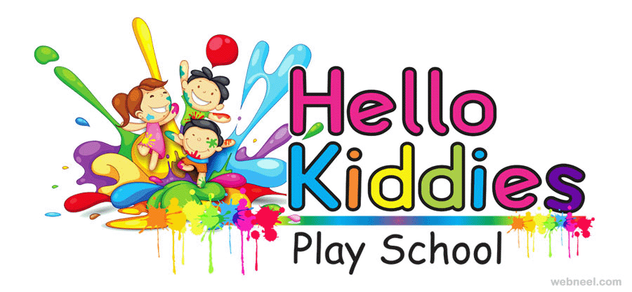 14-kiddies-play-school-logo-design